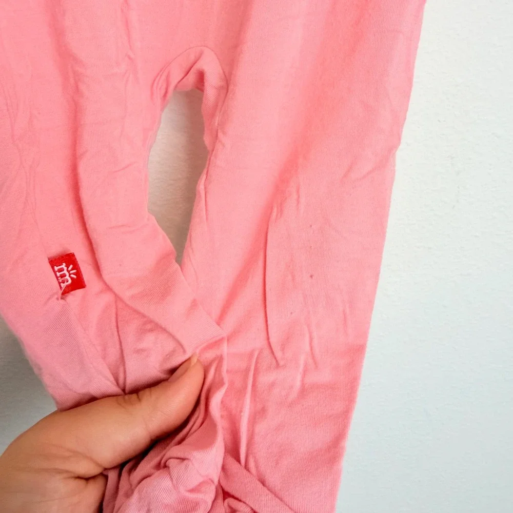 Magnetic Me Pink Modal Magnetic Fastener Footie Sleeper 3-6 Months 12-16 lbs